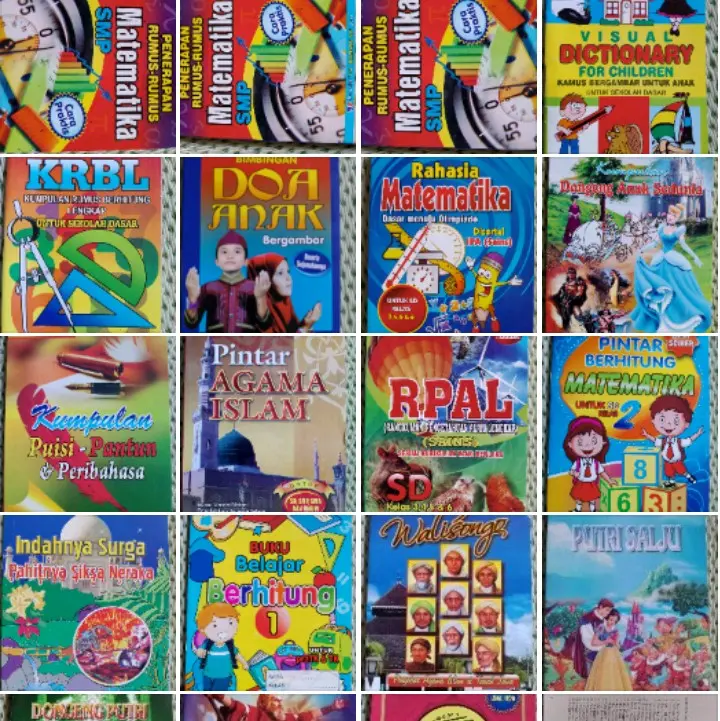 kumpulan buku buku nota live