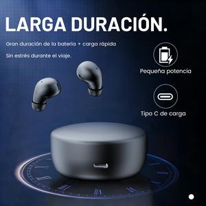 audífonos inalámbricos sk26 bluetooth 5.4, audífonos pequeños para dormir, deportivos, invisibles, con sonido de bajos de alta calidad, cubierta deslizante