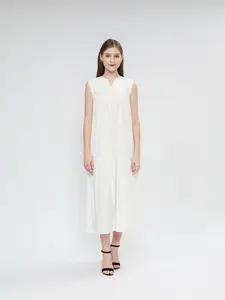 GENKA - Dress Panjang Tanpa Lengan Yura Korean Style