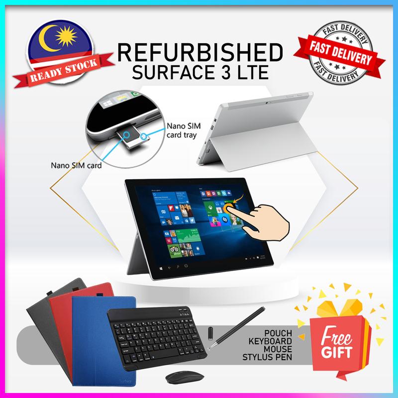 (Refurbished) TouchScreen | Microsoft Surface 3 LTE Windows Tablet ...