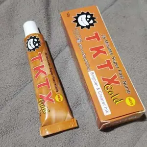 TKTX 100% GOLD Numbing Krim ANESTESI CREAM CS Untuk digunakan Tatto/Sulam Alis/Sulam Bibir Tatoo Numbing Cream
