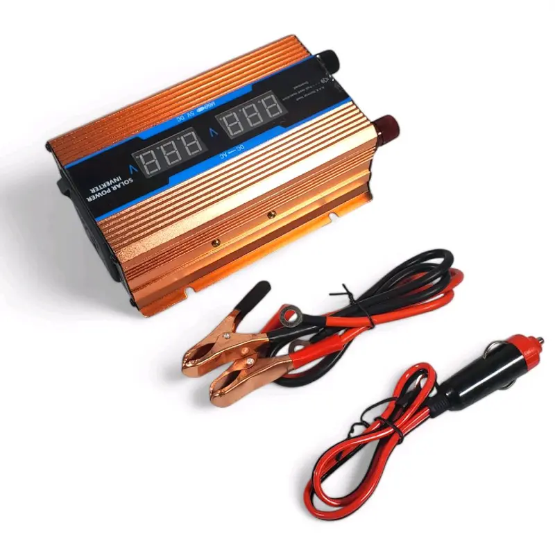 Carmaer Car Power Inverter DC 12V to AC 220V with LED Display 500W 6