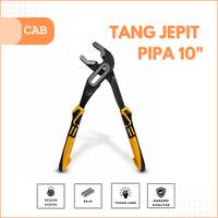 Gambar CAB Tang Burung Jepit Pipa 10 Inch Heavy Duty Adjustable Tang Buaya Baja dari cabofficialstore Kota Surabaya 1 Tokopedia