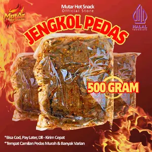 Kerupuk Seblak Jengkol Pedas Viral Isi 500Gr