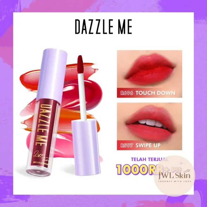 DAZZLE ME Ink-Licious Lip Tint BPOM Mattedorable Long Lasting Liptint Hyper Moisturizing Lip Stain
