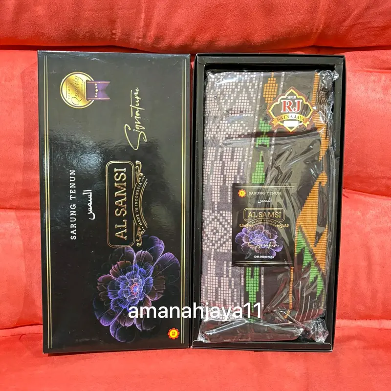 (PROMO!! BUY 1 GET 1) Sarung Al Samsi Signature Premium Motif BHS B 2