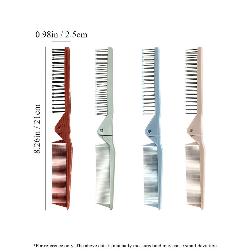 Product Introduction of Professional Anti-Static Folding Hair Brush for Women - Detangling, Massaging, and Styling Comb for Hair Care, Hairdressing Tools, and Salon-Quality Results - Portable, Travel-Friendly, and Easy to Clean 3