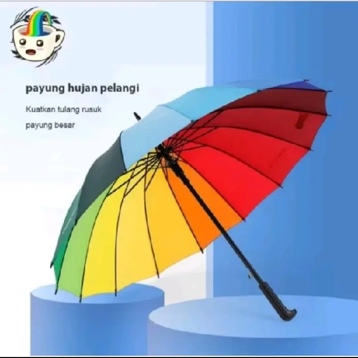 PAYUNG GOLF PAYUNG JUMBO Payung BESAR POLOS dan PELANGI