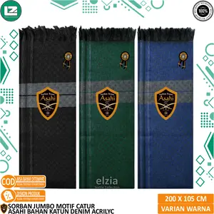 SORBAN PANJANG SORBAN ALISKA JUMBO BAHAN AKRILIK PREMIUM MURAH
