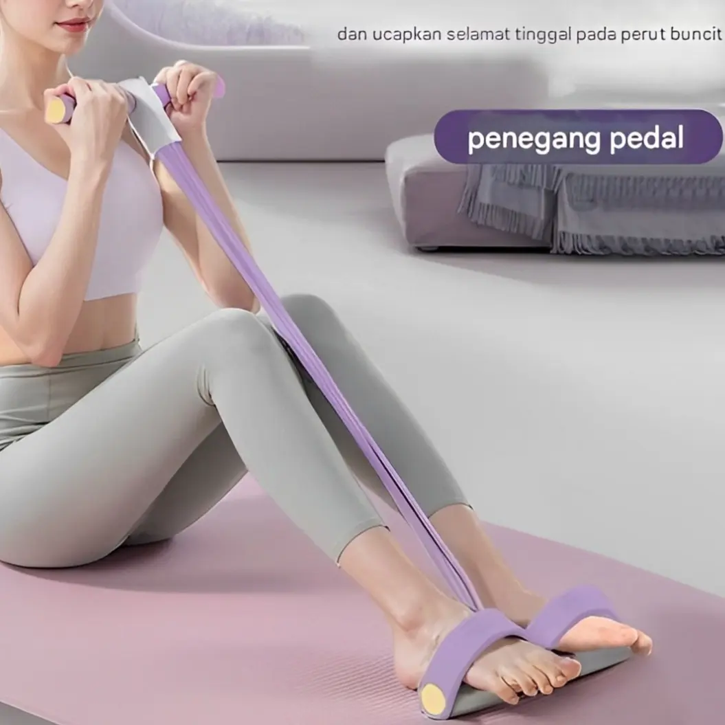 Pedal Yoga untuk Sit Up dan Yoga di Rumah AP97 Alat olahraga karet