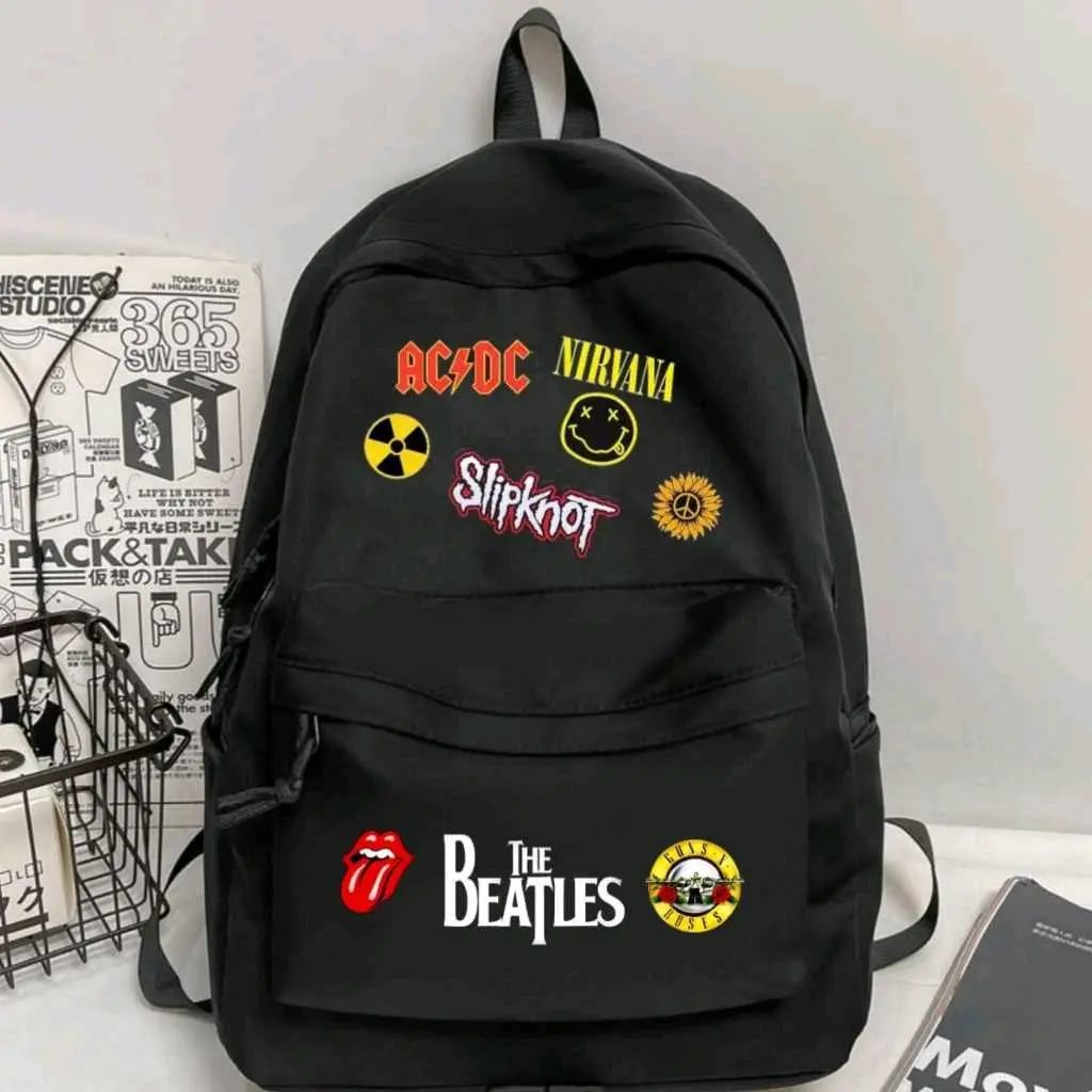 Tas Ransel Sekolah Fashion Anak Pelajar Laki Laki Perempuan SD SMP SMA Terbaru Backpack Laptop