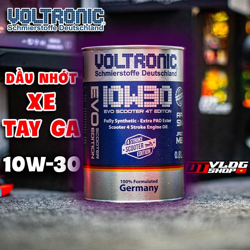Dầu Nhớt Xe Tay Ga Voltronic EVO 10w30 Full Tổng Hợp Cao Cấp