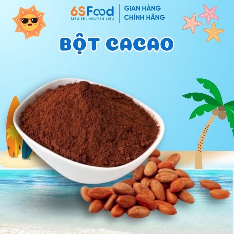  Bột Cacao Organic Nguyên chất 100% Pha Trà Sữa Làm Bánh - Siêu Thơm Ngon 6SFOOD 