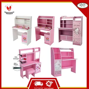 Meja Belajar Anak Karakter Hello Kitty
