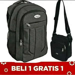 Ransel Kerja Tas sekolah Kunci Usb Port 0RIGINAL Tas Polo Pria Wanita Tas Polo Milano besar Tas Ransel Pria Wanita Tas Polo Murah tas kuliah tas multifungsi tas ransel laptop  Waterproof Pria backpack