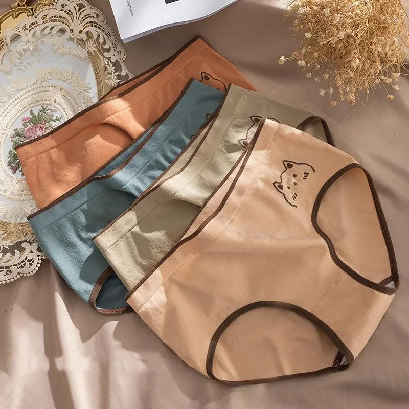 Quần Lót Thể Thao, Thiết Kế Đơn Giản, Chất Liệu Cotton Không Đường May, Thoải Mái Và Thoáng Khí, Quần Lót Không Đường May 0