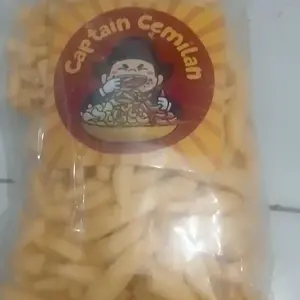 (FLASH SALE) 200gram Telor Gabus Keju Gurih Renyah Snack Cemilan Captain Cemilan