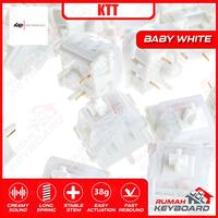 Gambar SWITCH - CONTENT - KTT BABY WHITE - 5 PIN - 43G - LINEAR - PCB MOUNT dari Rumah Keyboard Kota Administrasi Jakarta Barat 3 Tokopedia