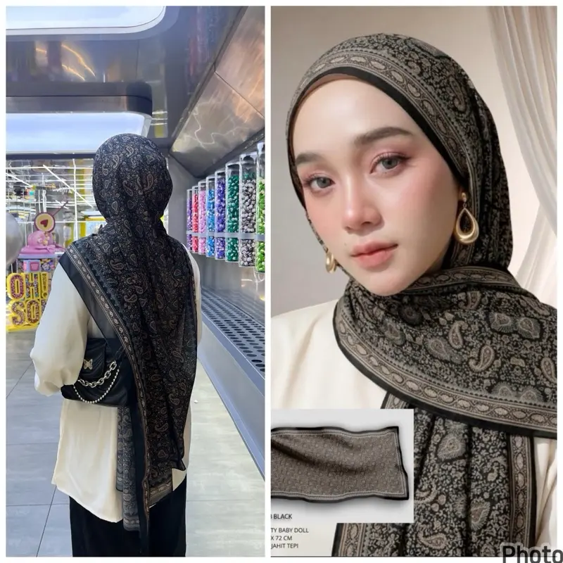 Jilbab Pashmina Motif Cashmere Terbaru Viral Pasmina Motif Turky Arabian Unik dan Modis untuk Berbagai Kesempatan Tren Terkini dan Versatile