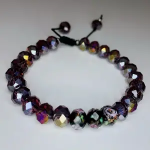 Gelang Serut Kristal Ceko Kombinasi Batu Marano untuk Wanita - Bracelets