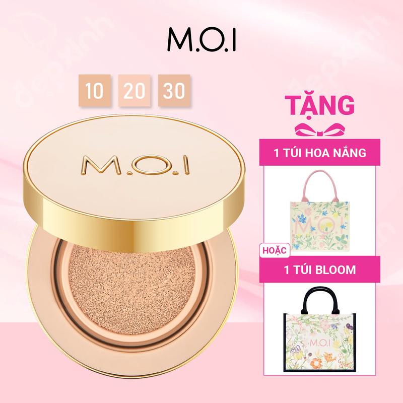 TẶNG QUÀ Phấn nước M.O.I Premium Baby Skin Cushion Pearl Essence Silky Finish SPF50+ PA+++ 13g