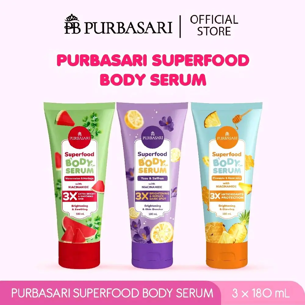 Purbasari Superfood Body Serum Fruits Series