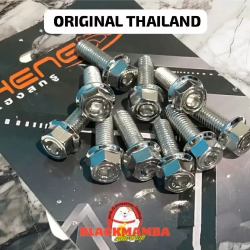 BAUT PROBOLT 2 KUNCI M8x35 STAINLESS ORIGINAL THAILAND 0