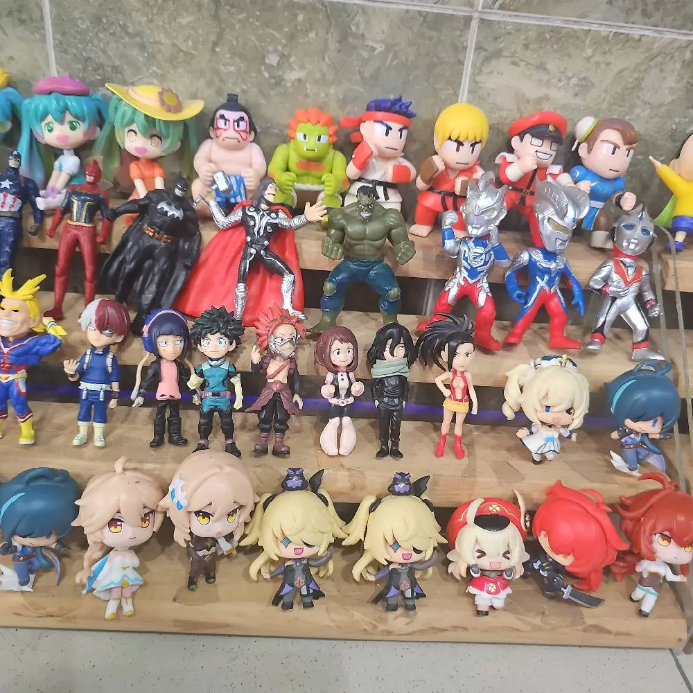 Hatsune miku ultramen streatfighter chibi mainan murah grosiran