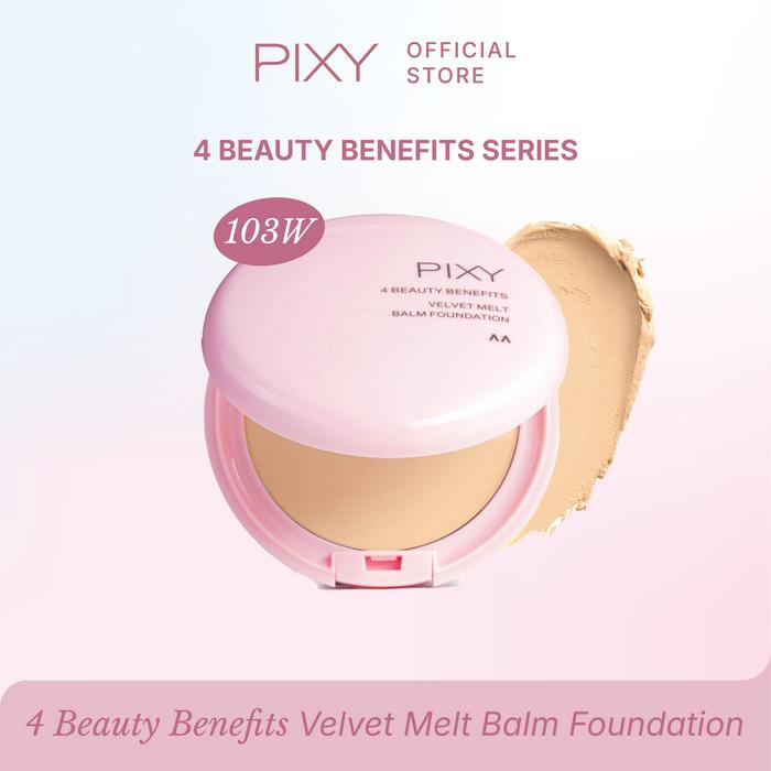 Gambar PIXY 4 Beauty Benefits Velvet Melt Balm Foundation - 101C Vanilla dari Pixy Official Store Kota Administrasi Jakarta Barat 5 Tokopedia