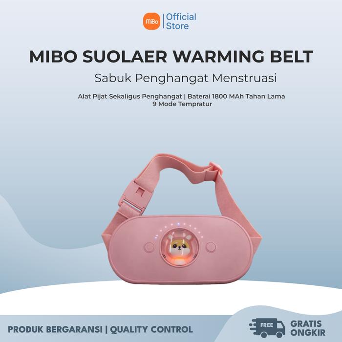 Gambar Mibo Suolaer Pijat Penghangat Perut Warming Belt Menstrual 1800mAh dari MIBO Kota Administrasi Jakarta Timur Tokopedia