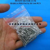 Gambar Peniti Kecil 2 cm Newey Warna Silver Harga Per Pack isi 144 Pcs Untuk Peniti Jilbab Dll - silver dari Heaven Kaufen Kota Malang 5 Tokopedia
