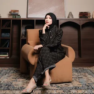 Hiraja - Setelan Celana Mihara Bahan Romario Silk Premium Classy Elegant