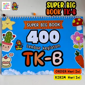 Buku Aktivitas TK B 365+ Halaman Buku Belajar Anak Paud TKa/TKb SD Buku Belajar Anak 2 3 4 5 6 7 8 Tahun