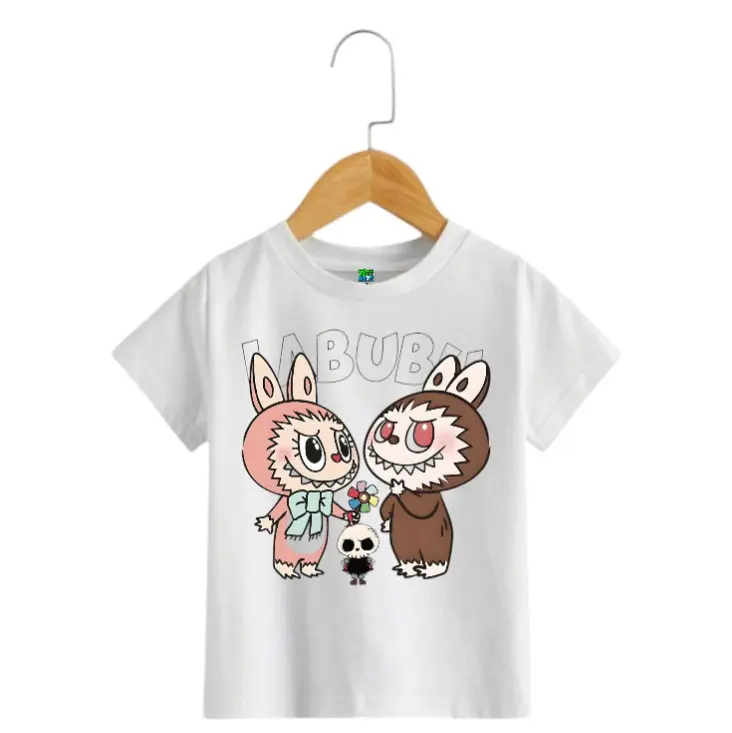 Kaos distro anak Labubu untuk anak laki-laki dah perempuan Fashion Baju 7