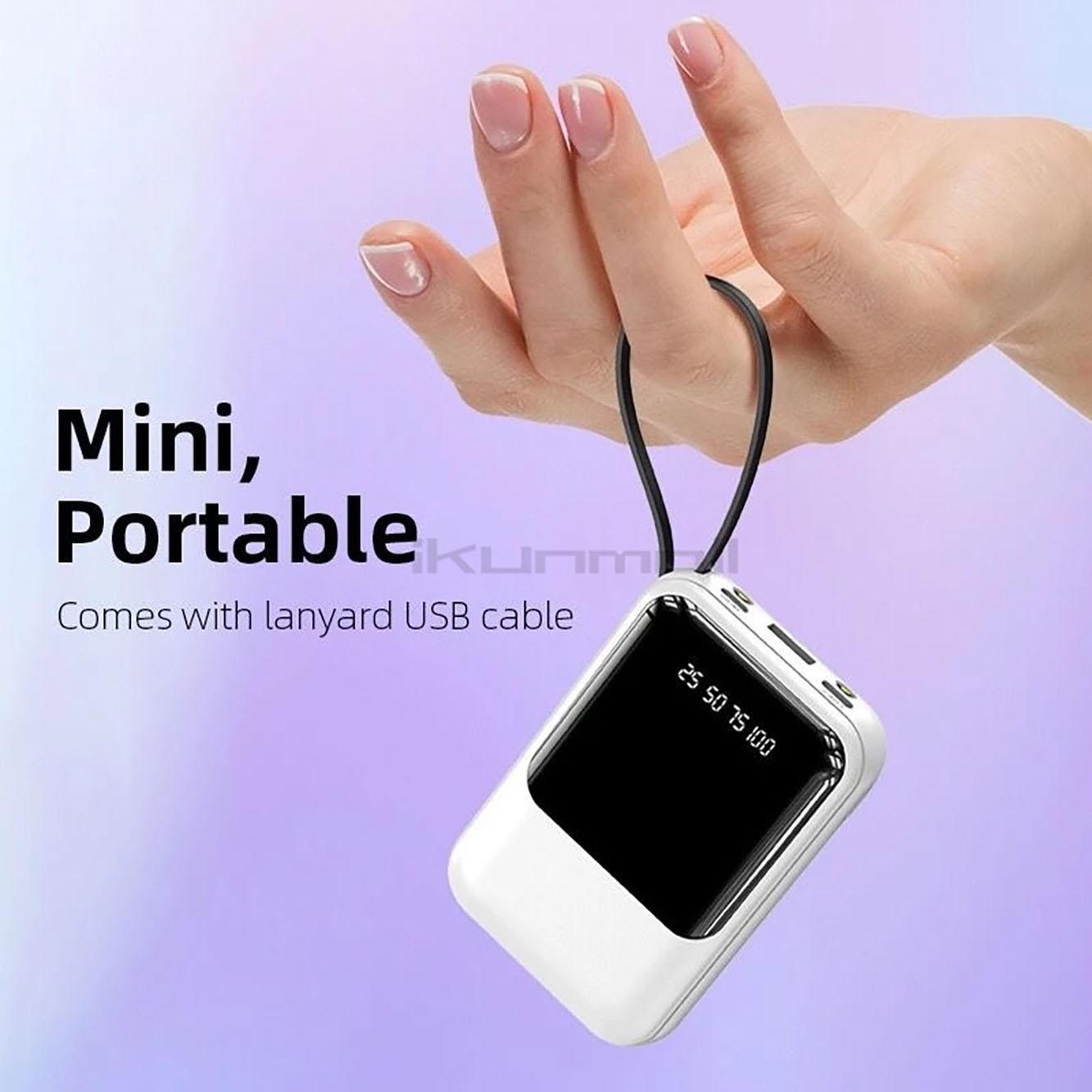 Powerbank 60000 mAh Mini Size With 4 USB Fast Charging Lightweight LED Display Power Bank - Hitam, 30000mah Powerbank 60000 mAh Mini Size With 4 USB Fast Charging Lightweight LED Display Power Bank - Hitam, 30000mah