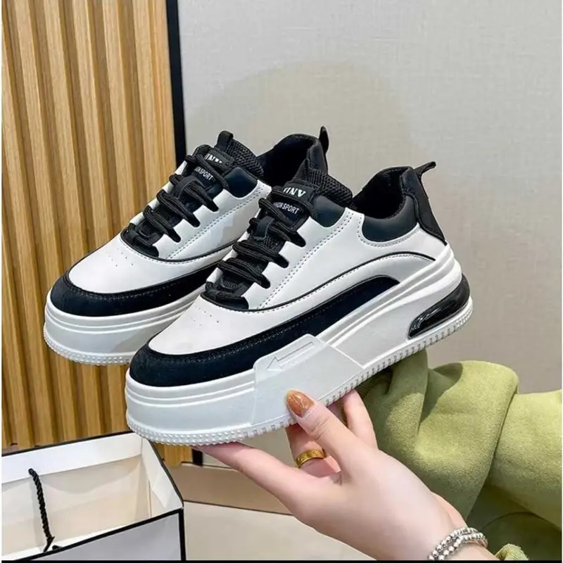 Jeno Sepatu Wanita Sneakers Kasual Fashion Korea Sport Shoes 9243/Jelita HR-22/Original/Import/Sepatu Sneakers Wanita_Sepatu Korea _ Sepatu Kets Wanita Jeno_Cp008 3