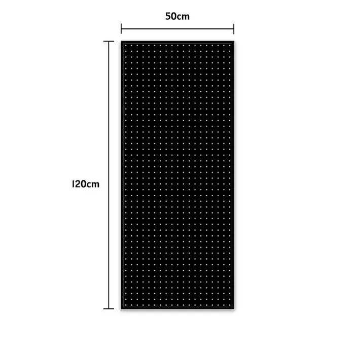 Hitam 120x50 cm (dengan 20 hook)