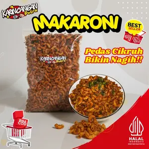 Makaroni Cikruh Daun Jeruk 250 gr, 500 gr, 1000 gr (RENYAH, TIDAK KERAS, BUMBU BERLIMPAH!!)