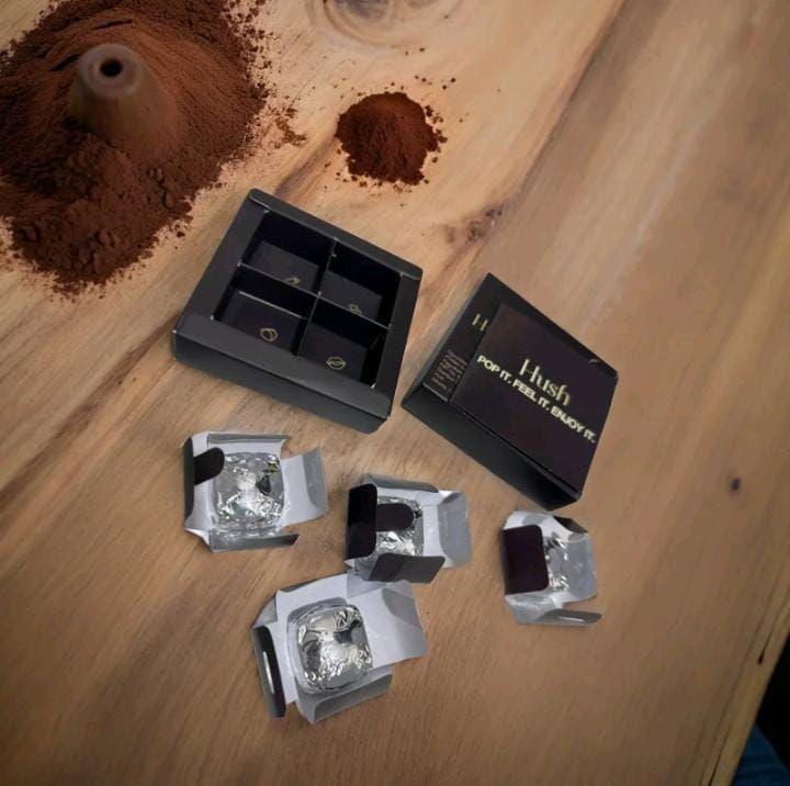 Hush Coklat Isi 4 Pcs 1 Box 32 Gram Jamila Coco Drak Mlik Food