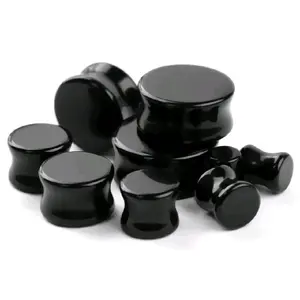 PIERCING PADAT AKRILIK / EAR PLUG AKRILIK / ANTING PLONG BUNTU AKRILIK / PIERCING BUNTU AKRILIK