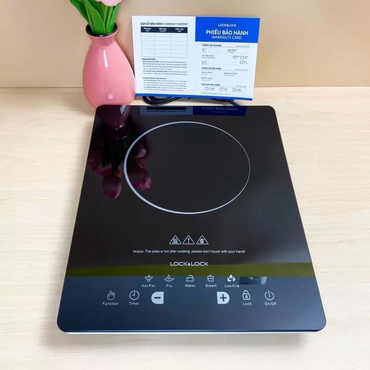 Bếp Điện Từ LocknLock Induction Cooker EJI311 Màu Đen 1500W Bảo Hành 2 Năm