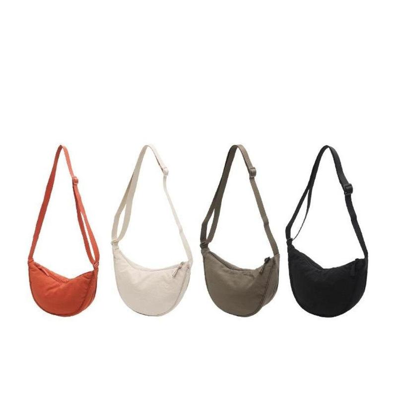 【COD】Sling Bag Half Moon Waist Bag/Besar Untuk Perjalanan Dan Selempang Setengah Bulan Uniseks/ Anti Air Waist Bag saddle  bag 2