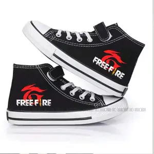 sepatu boot motif freefire anak laki laki usia 3 4 5 6 7 8 9 10 11 12 13 14 15 tahun pas untuk sekolah smp sd sma spatu karakter masa kini ter laris