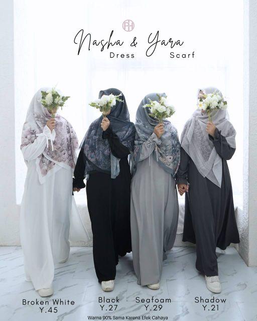 Pelangi Hijab Gamis Nasha Dress ( hanya gamis )