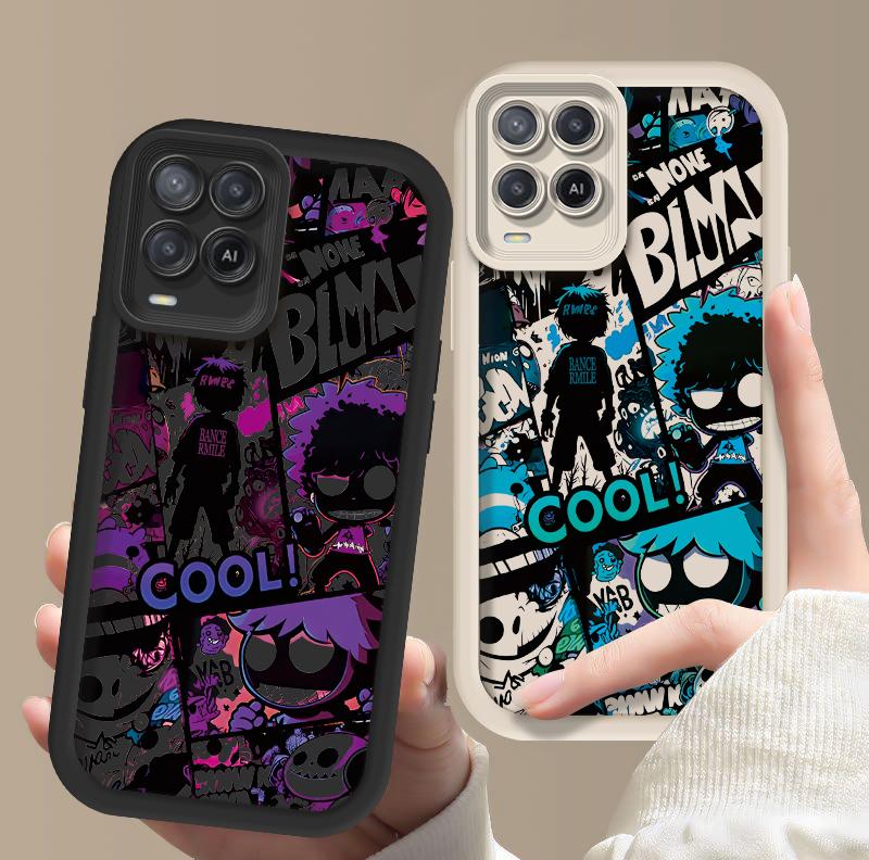 Ốp Điện Thoại, Ốp Cho OPPO A54 2021, Thiết Kế Sáng Tạo Graffiti, Phong Cách Spoof, Với Quỷ Bùng Nổ, Chất Liệu Silicon Mềm TPU, Viền Chống Sốc, Nhiều Màu