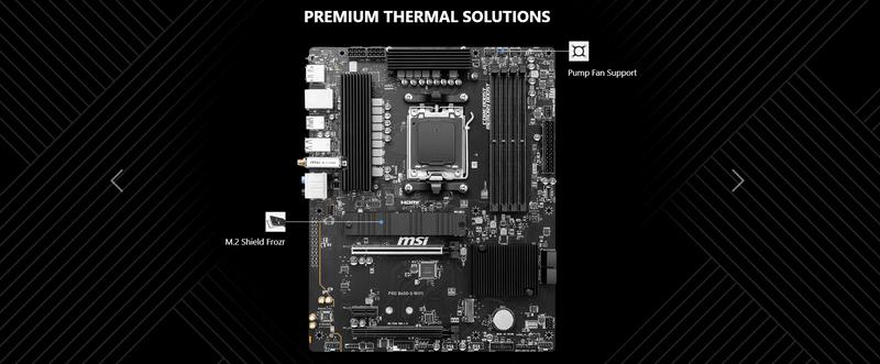 Product Introduction of [NEW ARRIVAL] MSI PRO B650-S WIFI 6E DDR5 AM5 ATX Motherboard 83