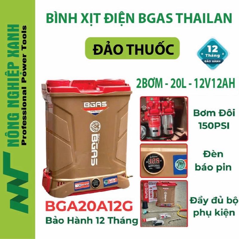 Binh phun BGAS đảo thuốc 2 củ bơm