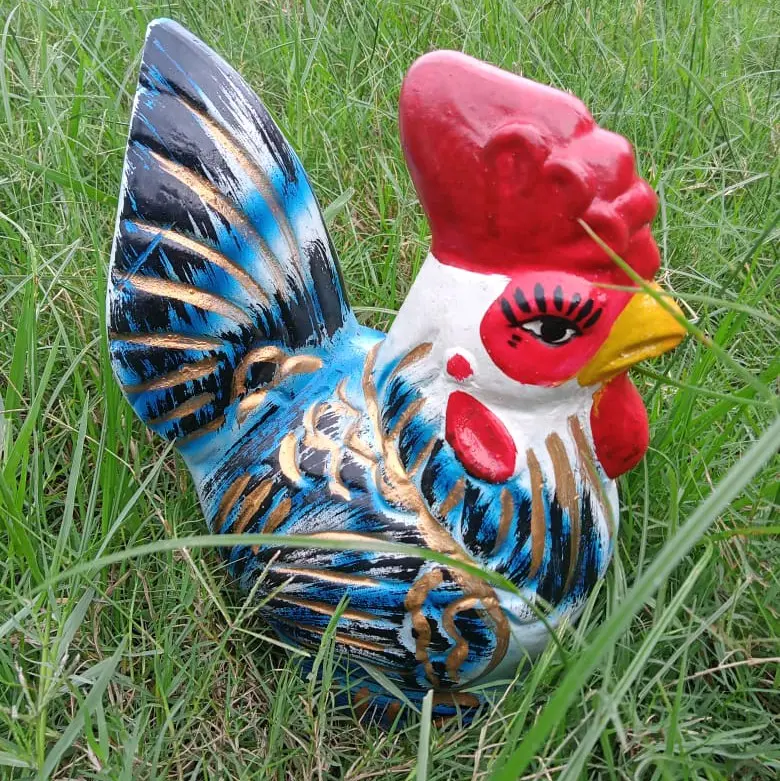 Celengan ayam jumbo asli tanah liat