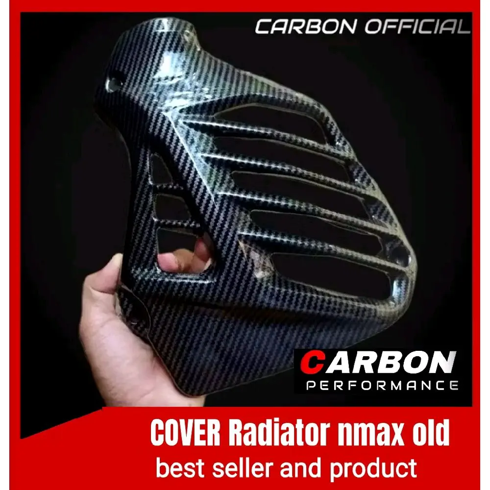 TUTUP RADIATOR N MAX OLD CARBON / tutup radiator nmax old carbon tahun 2016 2019 Glosy Motor Motorcycle