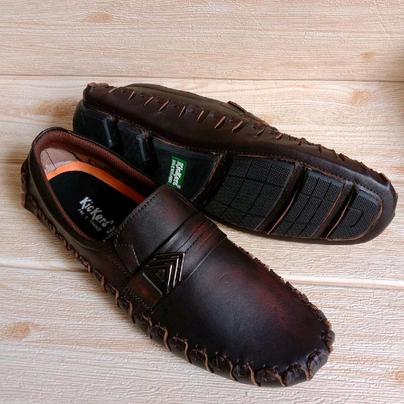 Product Introduction of Sepatu Casual Kulit Asli Model Terbaru Anti Slip - Flat, Karet 2
